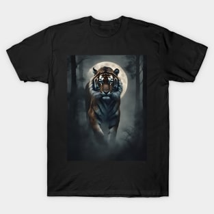 Tiger in the Foggy Forest T-Shirt